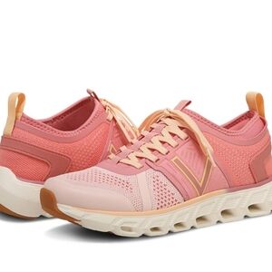 Vionic Pink and Cream Women's Sneakers